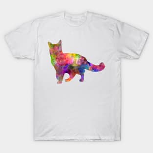 somali cat in watercolor T-Shirt